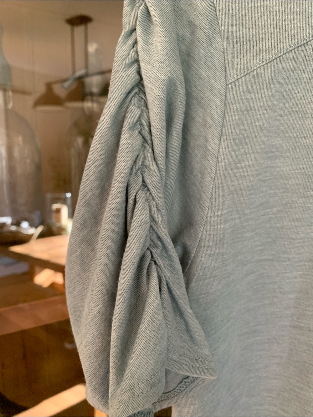 EMS Ruched Shoulder Tee - Picture 2 of 3
